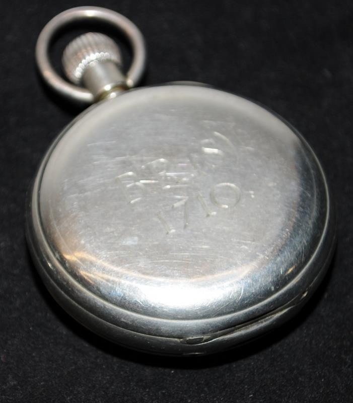 Quality antique Fahy's Coin no.1 pocket watch case featuring inlaid stag to case back with - Image 3 of 7