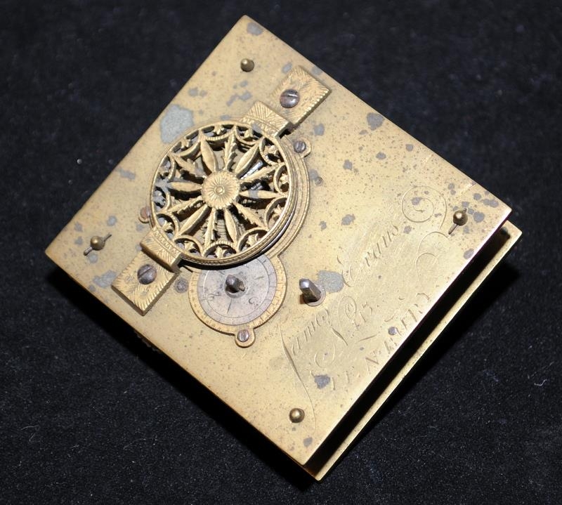 1800's Fusee Verge escapement movement in working order. Signed James Evans, Tenbury.
