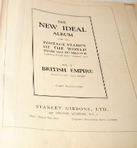 Stanley Gibbons New Ideal Stamp Album, 1840-Mid 1936 Vol.1 British Empire. A good selection of