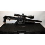 FX Impact X Smoothtwist MKII .177 Cal. Air Rifle c/w fitted Hawke Sidewinder Scope. Comes in hard
