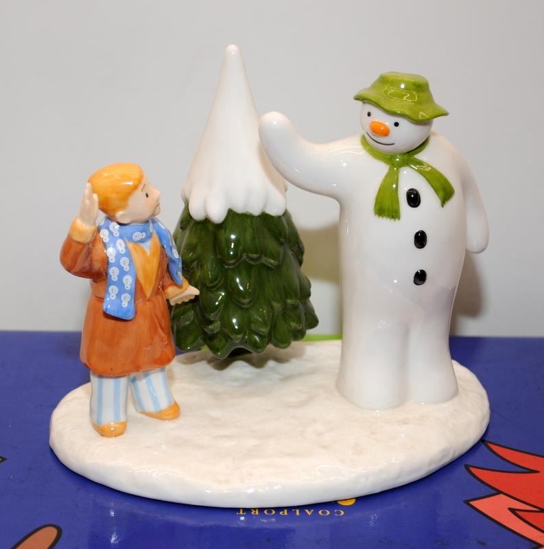 Coalport The Snowman Limited Edition Figurine: Goodbye My Friend 561/1750. Boxed with certificate - Image 2 of 4