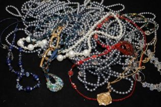 Assortment of costume jewellery