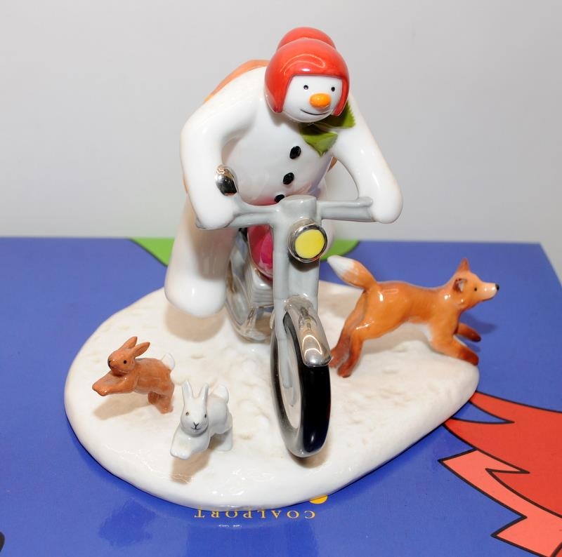 Coalport The Snowman figurine: Hold On Tight. Limited Edition 894/2000. Boxed with certificate. - Image 2 of 4
