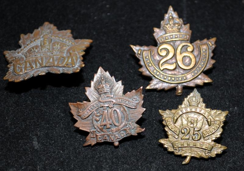 Collection of WWI Canadian Forces Cap Badges, some scarce examples. 14 in lot - Image 4 of 6