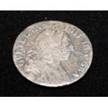 1697 William III silver Sixpence