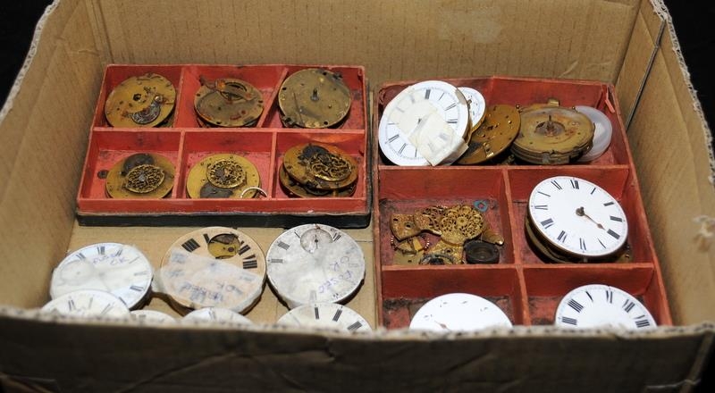 A collection of fusee and verge pocket watch movements, several of the fusee movements in working - Image 6 of 6