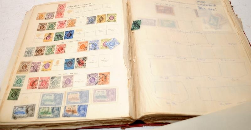 Stanley Gibbons New Ideal Stamp Album, 1840-Mid 1936 Vol.1 British Empire. A good selection of - Image 6 of 8
