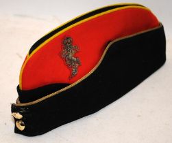 Vintage REME Officer Field Service Side Cap. Supplied by Herbert Johnson, New Bond St, London
