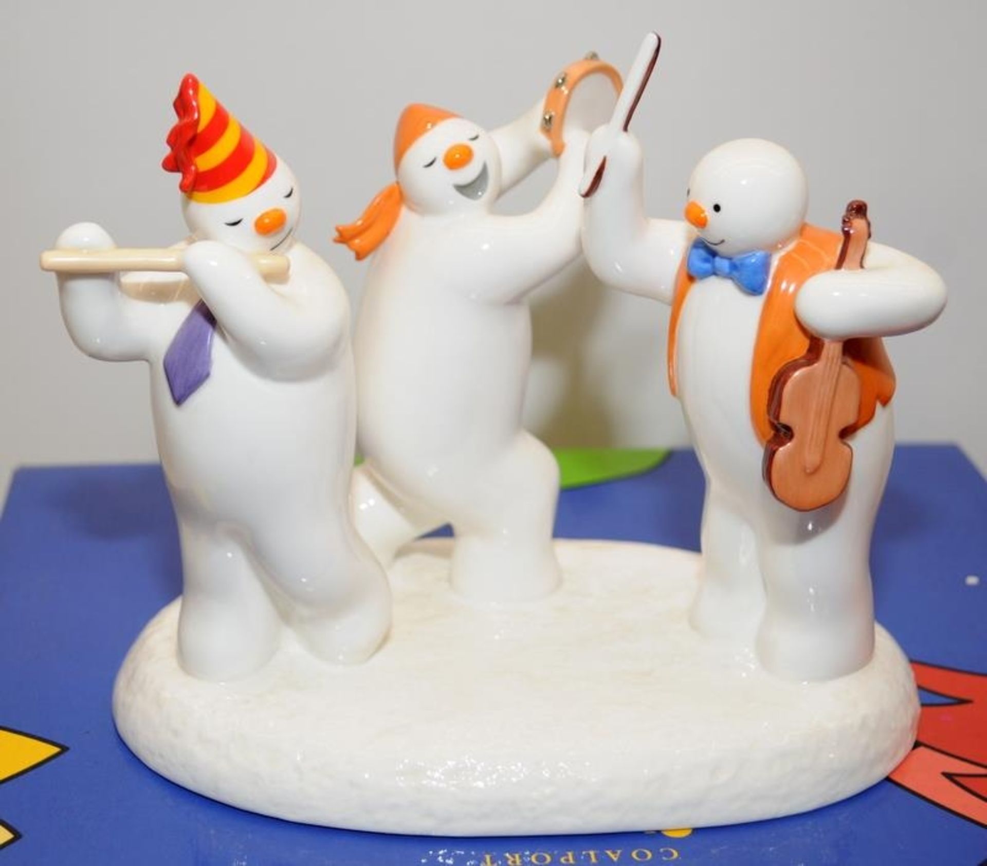 2 x Coalport The Snowman figurines: Dinner For Two c/w All Together Now. Both limited edition - Image 2 of 6