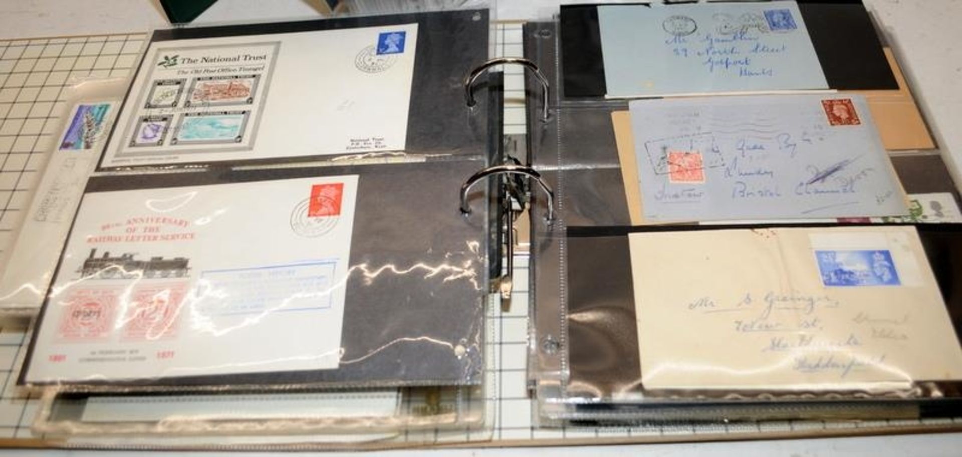 Two large folders of early first day covers and stamped envelopes, GB and World examples - Image 2 of 7