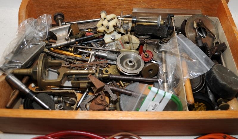 A tray of loose tools as removed from a watchmakers workshop - Image 2 of 4