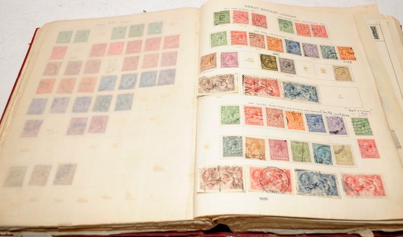 Stanley Gibbons New Ideal Stamp Album, 1840-Mid 1936 Vol.1 British Empire. A good selection of - Image 5 of 8
