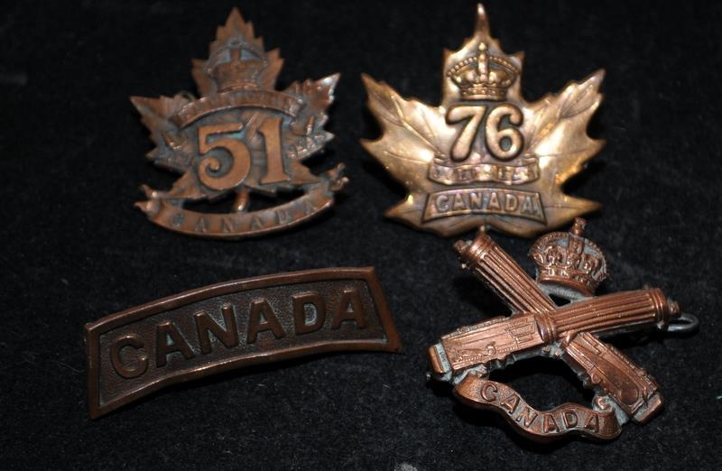 Collection of WWI Canadian Forces Cap Badges, some scarce examples. 12 in lot - Image 2 of 5