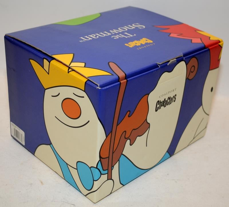 Coalport The Snowman figurine: Penguin Pals, Snowman Guild Exclusive figure. Boxed - Image 4 of 4