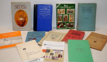 A quantity of vintage reference and collecting guides. Topics include Silver, Stamps, Postcards,
