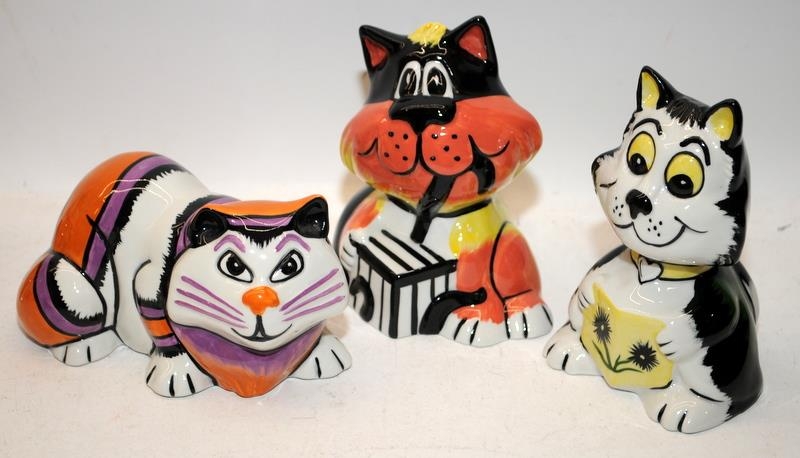 5 x Lorna Bailey cat figures including Tango, Fluffy, Mothers Day, Cheshire Cat and Mothers - Image 3 of 3