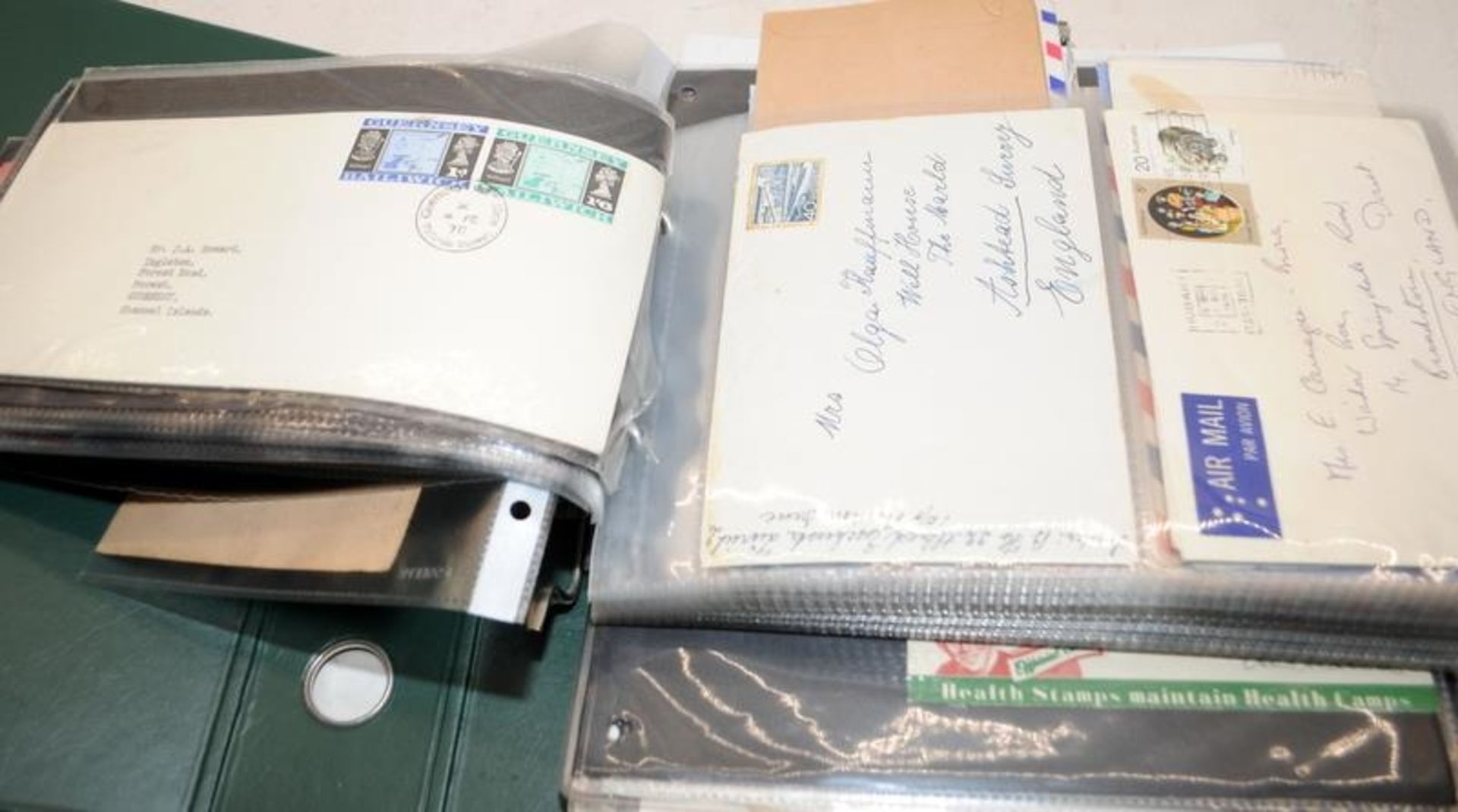 Two large folders of early first day covers and stamped envelopes, GB and World examples - Image 6 of 7