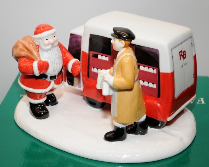 2 x Coalport Characters Raymond Briggs Father Christmas figurines: Time For A Break c/w Special - Image 2 of 6