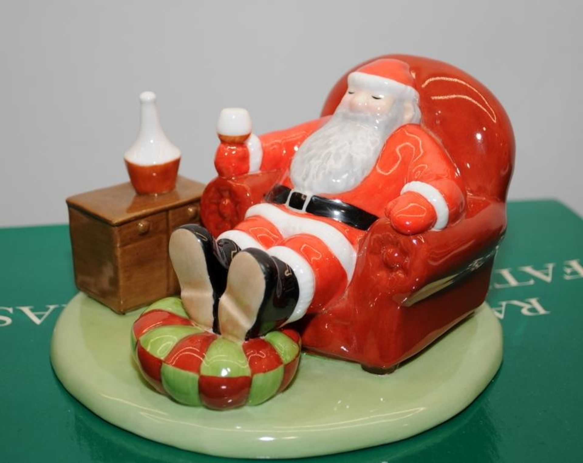 2 x Coalport Characters Raymond Briggs Father Christmas figurines: Time For A Break c/w Special - Image 4 of 6