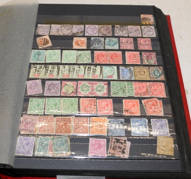 A collection of stamp albums and stock books well filled with world stamps. 10 albums in lot c/w a - Image 7 of 13