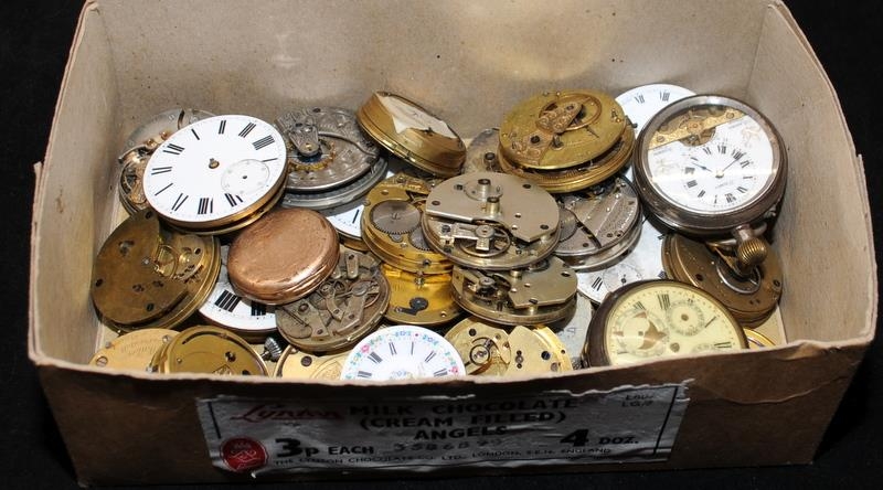 A collection of pocket watch movements, many in working order - Bild 3 aus 3