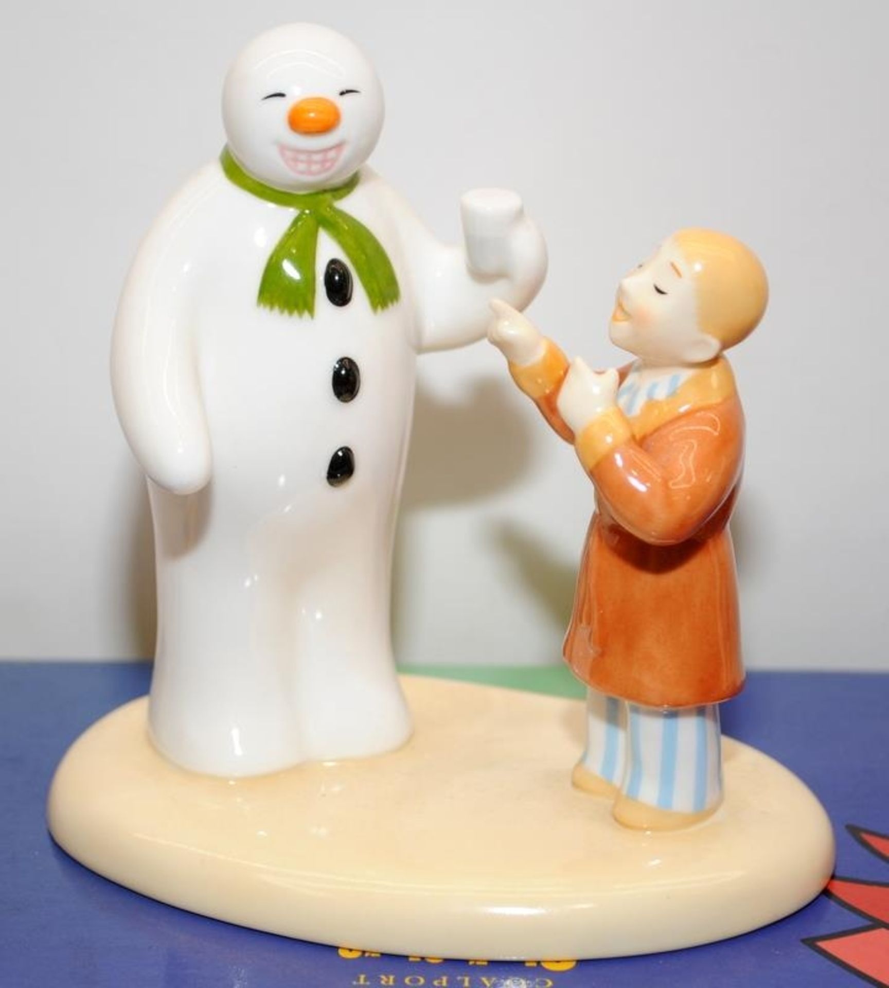 2 x Coalport The Snowman Figurines: Snowman's Surprise c/w Toothy Grin (limited edition with - Image 3 of 5