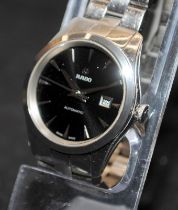 Rado Hyperchrome ladies automatic watch ref:580.0091.3. Black dial variant. In good clean working