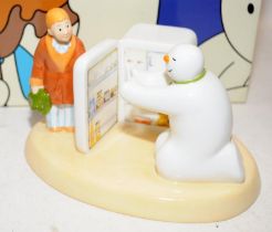 Coalport The Snowman figurine: Chilling Out. H Samuels exclusive figure. Boxed