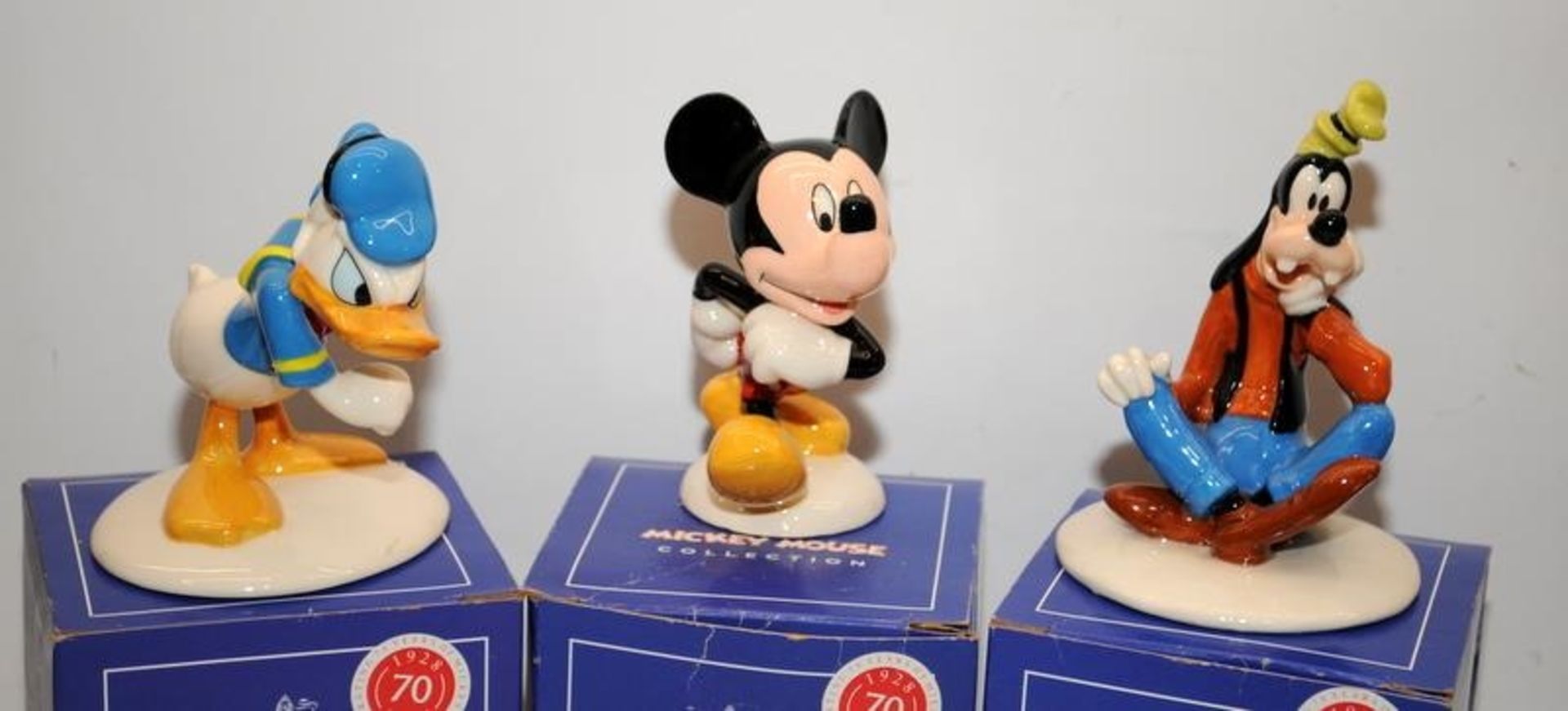 Royal Doulton Mickey Mouse 70th Anniversary Collection. Complete set of all 6 figures, boxed - Image 2 of 3