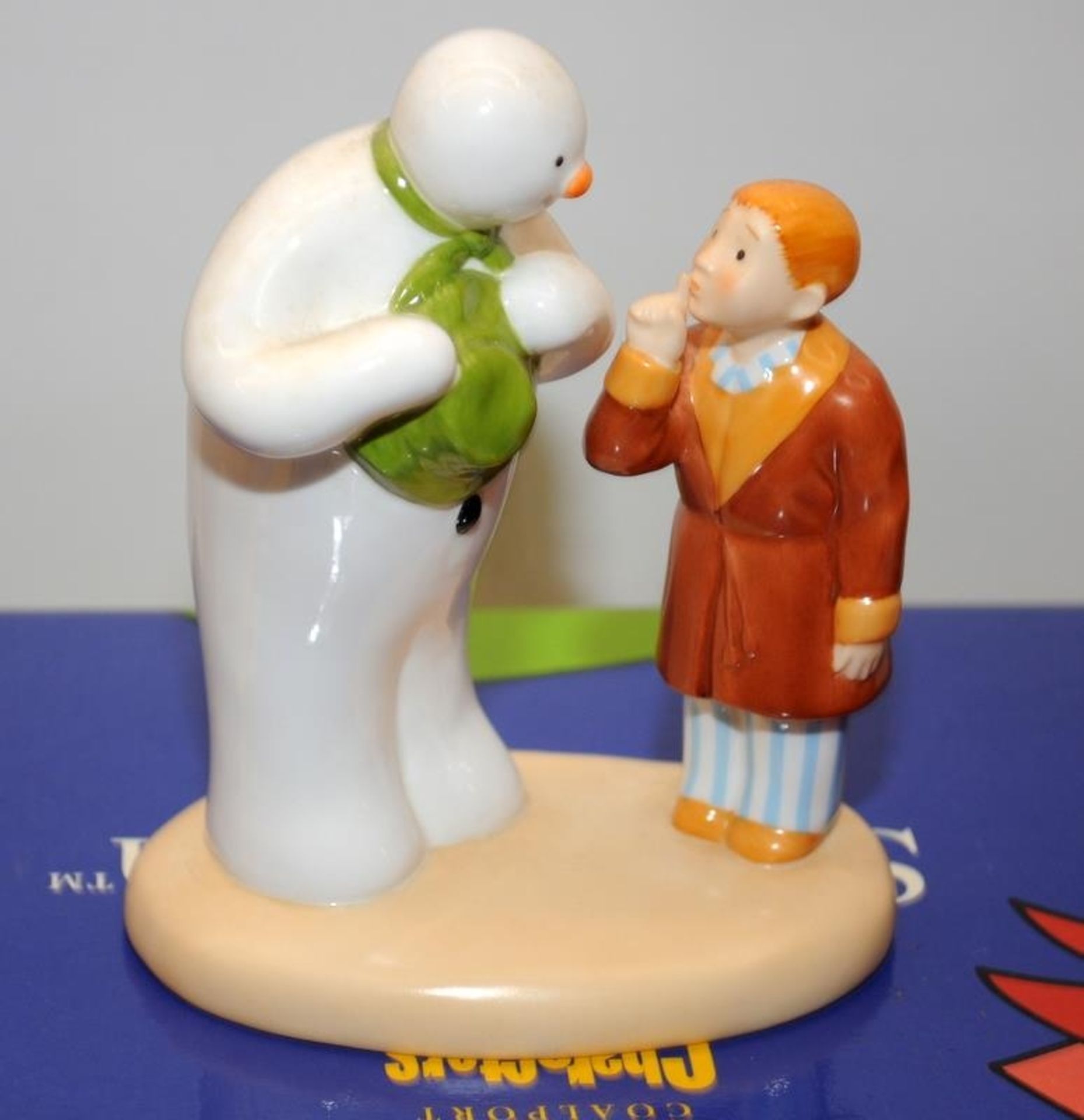 2 x Coalport The Snowman figurines: Hush! Don't Wake Them figure c/w Collectors Society exclusive - Image 2 of 5
