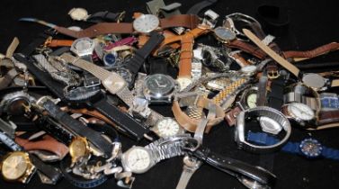 Collection of ladies and gents quartz fashion watches. All with new batteries fitted and working