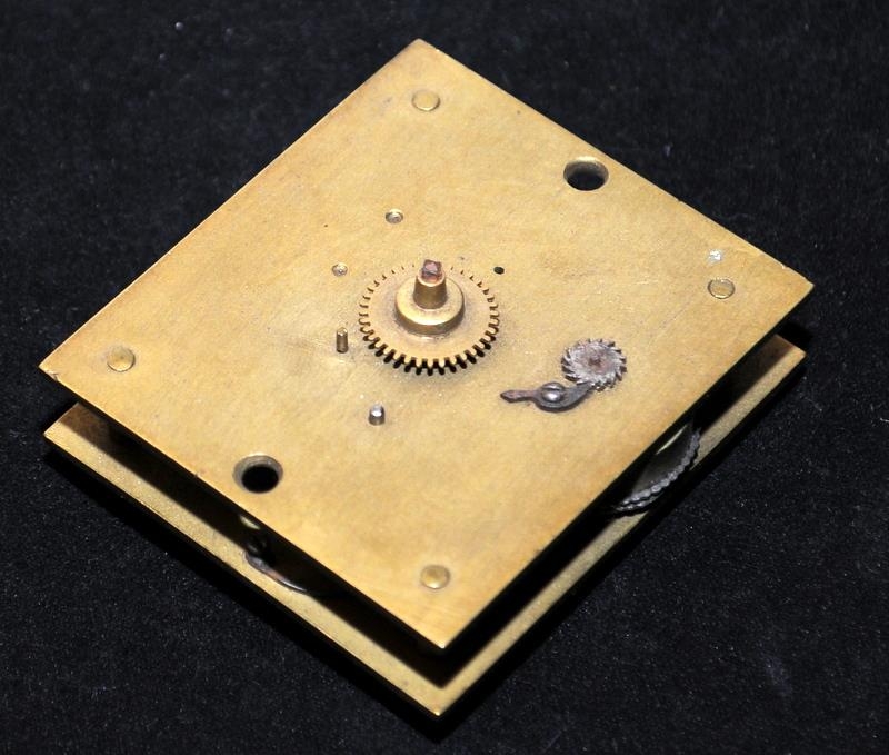 1800's Fusee Verge escapement movement in working order. Signed James Evans, Tenbury. - Image 4 of 5