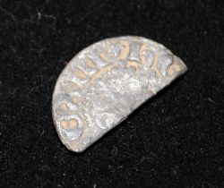 Henry III (Reigned 1216-1272) Silver Hammered Longcross Penny, Voided and Cut