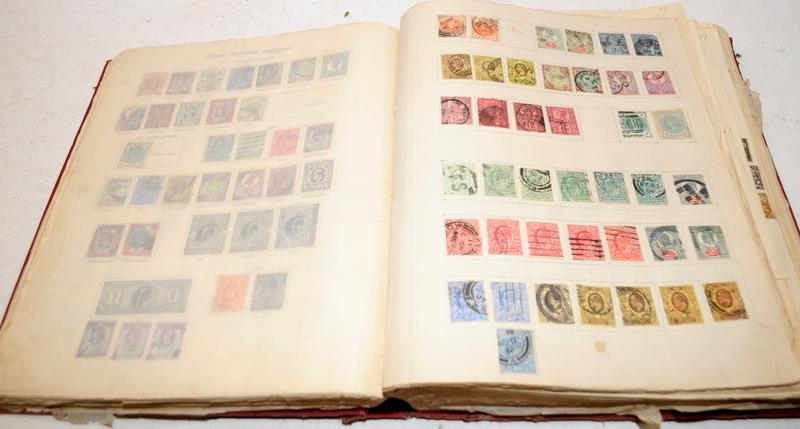 Stanley Gibbons New Ideal Stamp Album, 1840-Mid 1936 Vol.1 British Empire. A good selection of - Image 4 of 8
