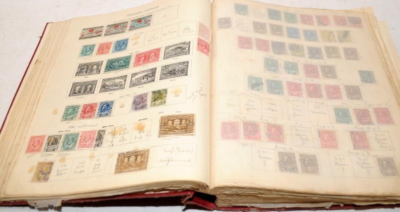 Stanley Gibbons New Ideal Stamp Album, 1840-Mid 1936 Vol.1 British Empire. A good selection of - Image 7 of 8