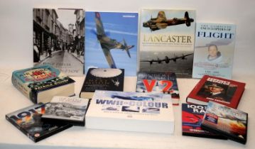 A collection of books and DVD's mostly relating to the RAF during WWII