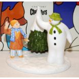 Coalport The Snowman Limited Edition Figurine: Goodbye My Friend 561/1750. Boxed with certificate