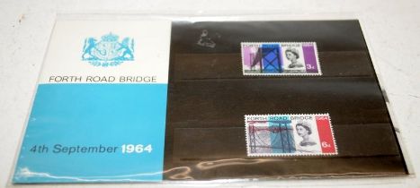 Royal Mail Stamps Presentation Pack: Forth Road Bridge 4th September 1964. One of the rarest of