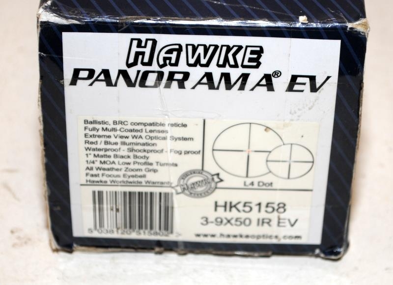 Hawke Panorama EV 3-9x50 Rifle Scope HK5158. Boxed - Image 3 of 3