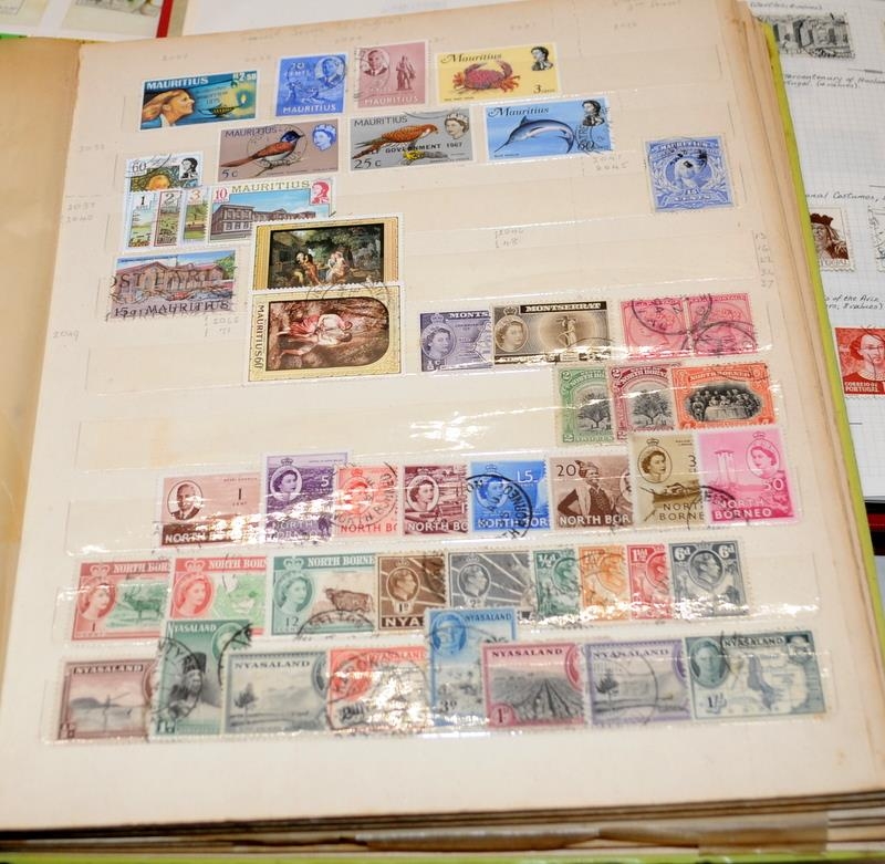 A collection of stamp albums and stock books well filled with world stamps. 10 albums in lot c/w a - Image 3 of 13