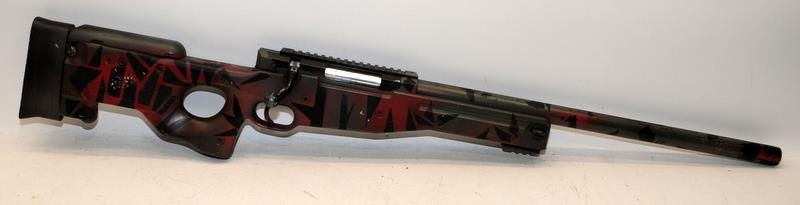 .6mm single shot bolt action BB air rifle in camouflage casing. Cocks and discharges, not tested - Image 2 of 4