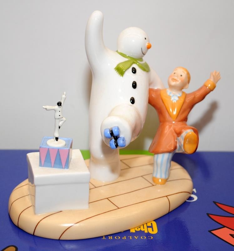 Coalport The Snowman Limited Edition Figurine: Treading The Boards 576/2000. Boxed with - Image 2 of 5