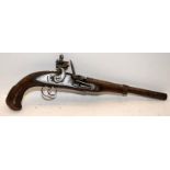 Antique Flintlock Musket. O/all length 47cms. For decorative purposes only