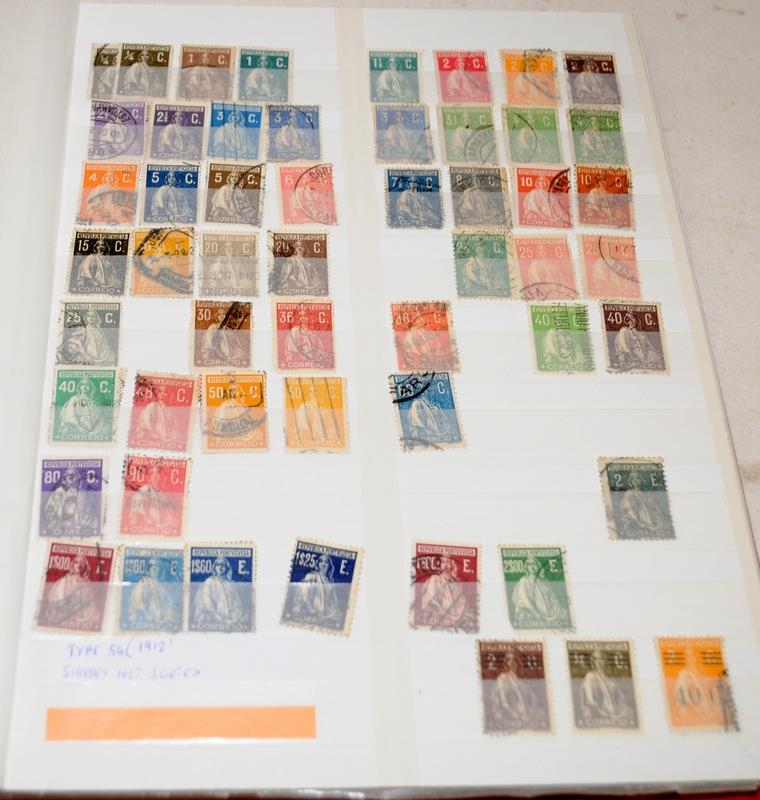 A collection of stamp albums and stock books containing a selection of world stamps. 9 albums in lot - Image 9 of 13