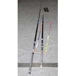 Two Turbotini Talaxa fishing rods, models 509 and 609