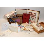 Large collection of mixed postage stamps, loose, in albums and sorted into packets