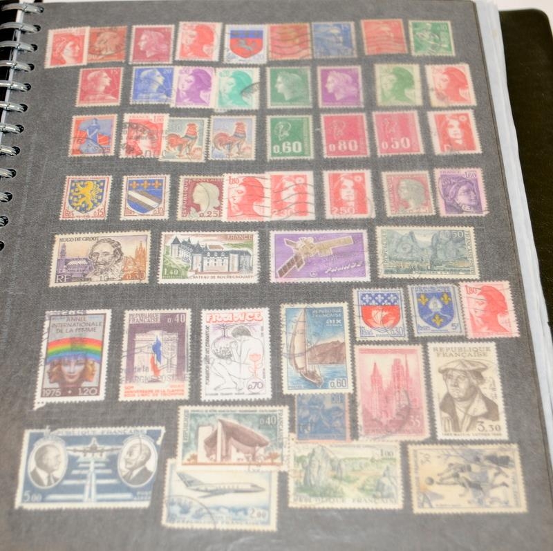 Quantity of Stamp albums and stock books from around the world plus loose stamps to sort. Part of - Image 9 of 11