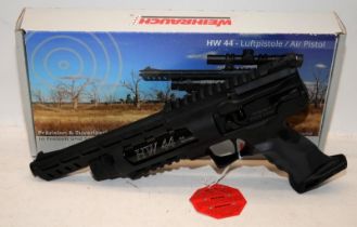 Weihrauch HW44 .22 calibre Air Pistol. Boxed with swing tag and accessories. Complies with current