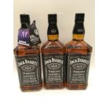 3 x 1ltr bottles Jack Daniels ref 191,192