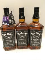 3 x 1ltr bottles Jack Daniels ref 191,192